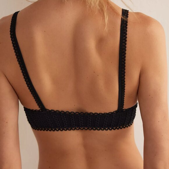 Ella Cable Knit Seamless Longline Bralette - Picture 2 of 3